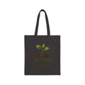 Canvas Tote Bag – 'Good Things Come From The Dirt Plant Lovers Gardening ' Seedling Eco Shopper
